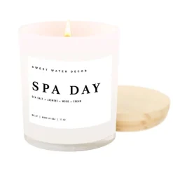 Fashion SWEET WATER DECOR Spa Day Candle - 11oz