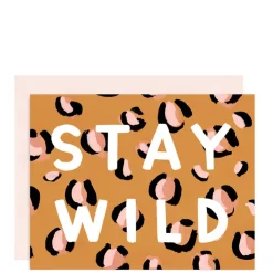 Clearance Girl W/ Knife Stay Wild Card