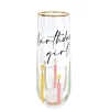 Outlet 8 Oak Lane Stemless Champagne Flute - Birthday Girl Multi-Color