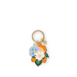 Discount RIFLE PAPER CO. Strawberry Fields Enamel Keychain