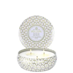 Fashion Voluspa Suede Blanc 3 Wick Tin Candle