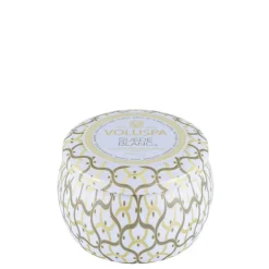 Fashion Voluspa Suede Blanc Mini Tin Candle