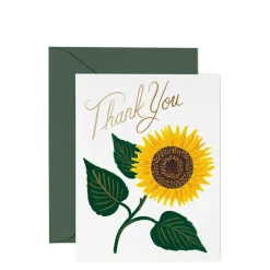 Clearance RIFLE PAPER CO. Sunflower Thank You Card