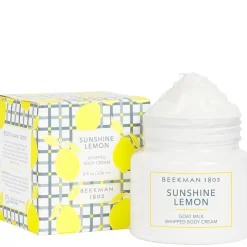 New Beekman 1802 Sunshine Lemon Whipped Body Cream