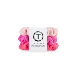 Best TELETIES Terry Cloth Scrunchie 3 Pack Bora BoraArubaAntigua