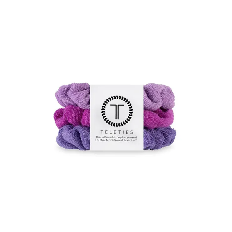 Best TELETIES Terry Cloth Scrunchie 3 Pack Bora BoraArubaAntigua