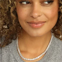 Online Melinda Maria The Queen's Tennis Necklace