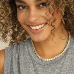 Online Melinda Maria The Queen's Tennis Necklace