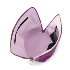 Sale Kusshi Vacationer Makeup Bag Bubble Gum PinkKelly GreenBlackCandy Apple RedGarnetJadePeach FuzzLavender