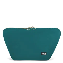 Sale Kusshi Vacationer Makeup Bag Bubble Gum PinkKelly GreenBlackCandy Apple RedGarnetJadePeach FuzzLavender