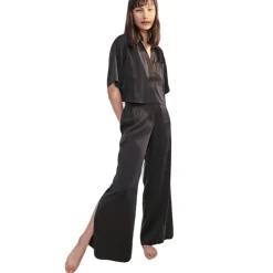 Discount Lunya Washable Silk High Rise Pant Set - Core Collection Otium TanImmersed Black