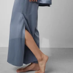 Online Lunya Washable Silk Tee Pant Set - Limited Edition Pastoral Blue