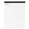 Clearance Sugar Paper Weekly Pad Large - Black