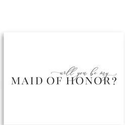Sale TEA AND BECKY Will You Be My Maid of Honor Greeting Card