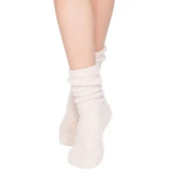 Fashion BAREFOOT DREAMS Women's Heathered Socks Dusty RoseOysterBlue WaterTerraSlate BlueOlive BranchMoonbeamCharcoal