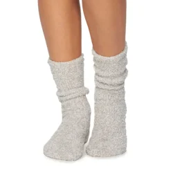 Fashion BAREFOOT DREAMS Women's Heathered Socks Dusty RoseOysterBlue WaterTerraSlate BlueOlive BranchMoonbeamCharcoal