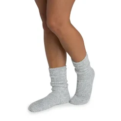 Fashion BAREFOOT DREAMS Women's Heathered Socks Dusty RoseOysterBlue WaterTerraSlate BlueOlive BranchMoonbeamCharcoal