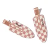 Outlet KITSCH XL Creaseless Clips - Terracotta Checker