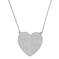 Clearance Melinda Maria You Have My Whole Heart Pavè Necklace