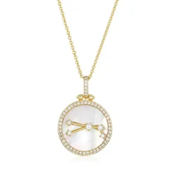 Fashion Melinda Maria Zodiac Constellation Necklace AriesTaurusGeminiCancerLeoVirgoLibraScorpioSagittariusCapricornAquariusPisces